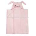 Cute Lovely Cartoon Animal Baby Toddlers Bathrobe Soft Hooded Towels Infant Wrap - Pink Bunny,High Quality,Soft and Thick